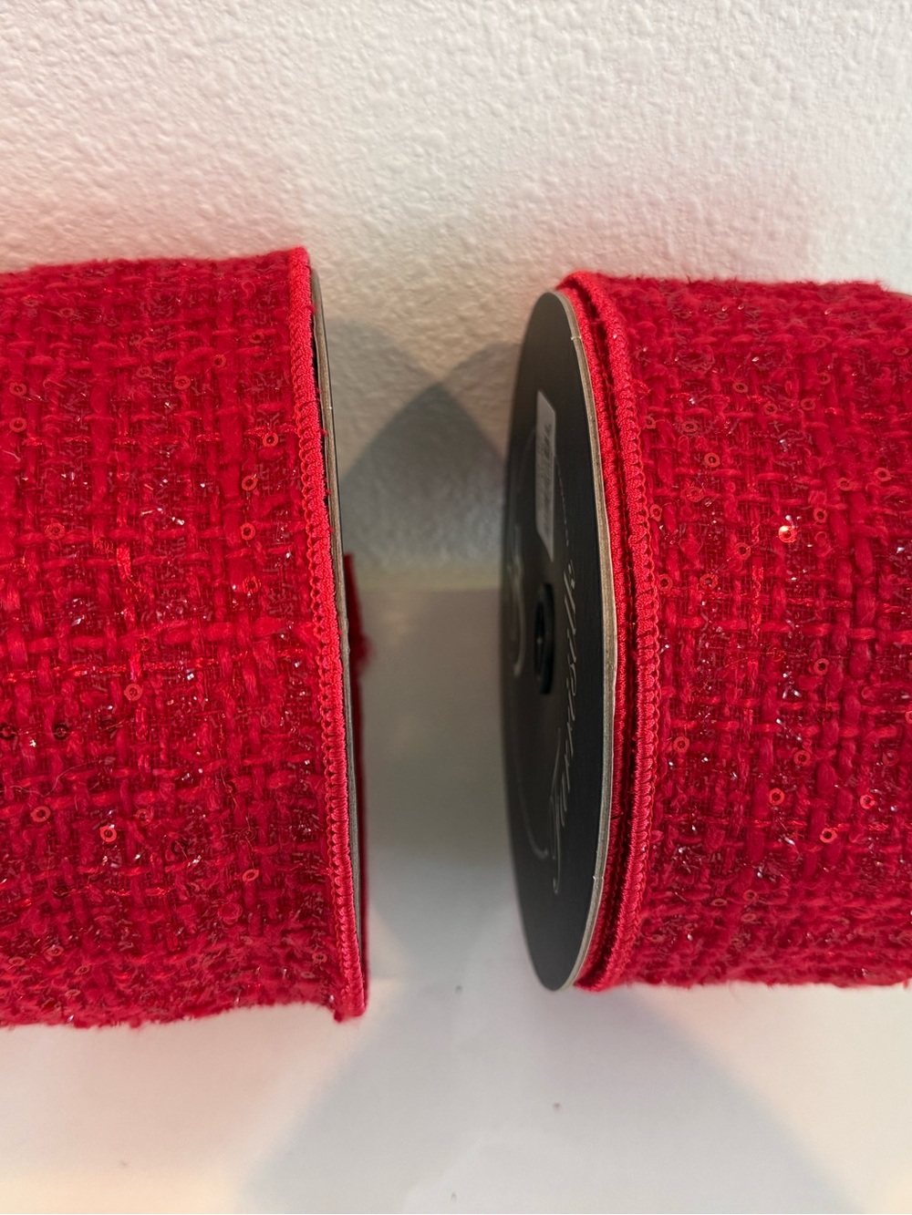 Farrisilk Ribbon -Red Tweed - Picture 4 of 5